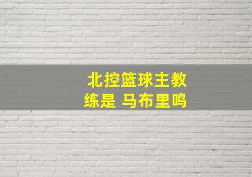 北控篮球主教练是 马布里鸣